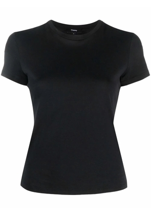 Theory short-sleeve pima cotton T-shirt - Black