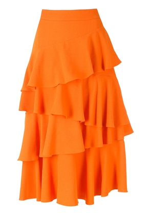 Olympiah Fresia midi skirt - Orange