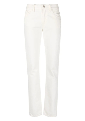 The Attico high-rise slim-leg jeans - White