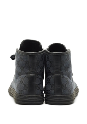 Gucci Pre-Owned GG canvas high-top sneakers - Black