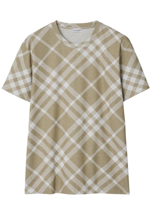 Burberry Nova Check short-sleeve T-shirt - Neutrals