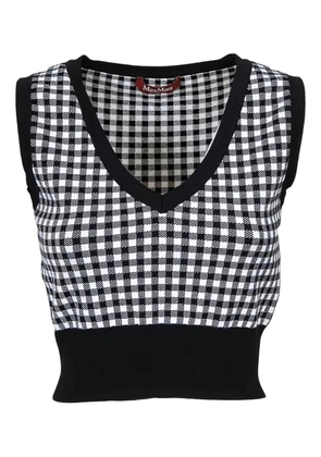 Max Mara Veleno gingham vest - White