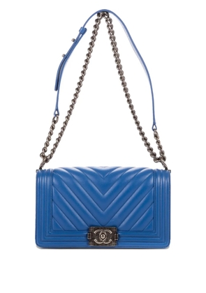 CHANEL Pre-Owned Boy Chanel shoulder bag - Blue