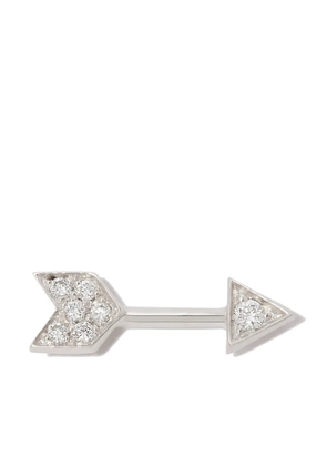 MARIA TASH 18kt white gold Arrow stud earring - Silver