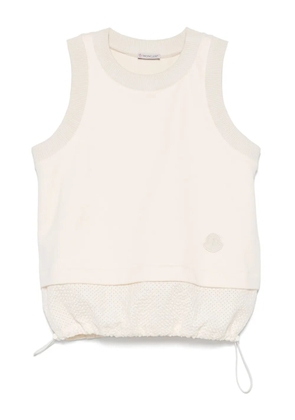 Moncler cotton tank top - Neutrals