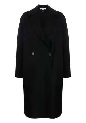 Stella McCartney double-breasted wool coat - Black