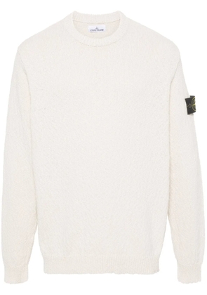 Stone Island Compass-badge knitted jumper - Neutrals