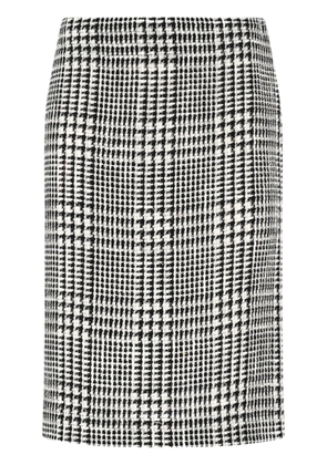 Gianluca Capannolo houndstooth pencil skirt - White