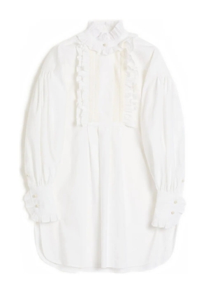 Valentino Garavani mini ruffle-detail dress - White