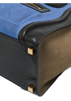 Celine Pre-Owned 2012 micro tri-colour luggage tote - Blue