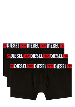 Diesel logo-waistband boxer briefs (pack of three) - Black