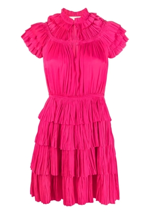 Ulla Johnson Vesna ruffled minidress - Pink