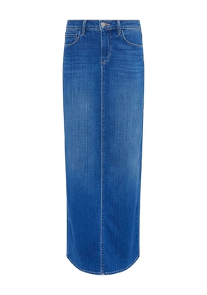 L'Agence denim maxi skirt - Blue