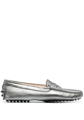 Tod's Gommino Driving leather loafers - Silver