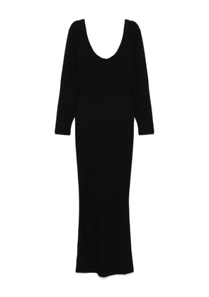 Aya Muse scoop-neck maxi dress - Black