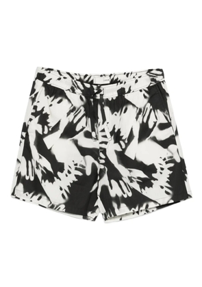 CIARAN printed deck shorts - White