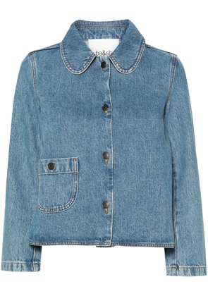 Ba&Sh Tiny denim jacket - Blue