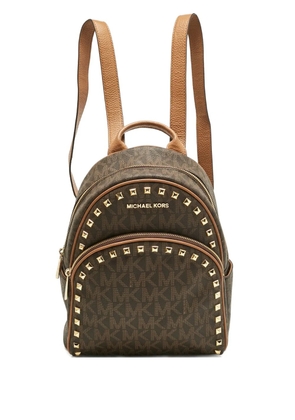 Michael Michael Kors Abbey studded backpack - Brown
