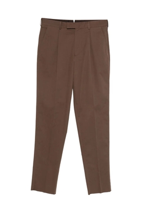 Zegna pleated trousers - Brown