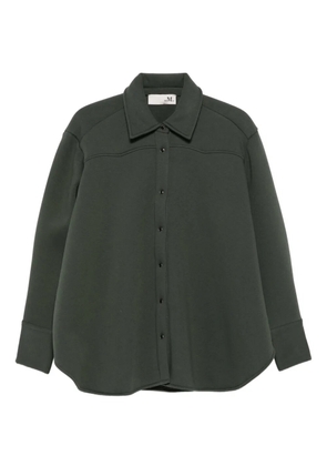THE M curved-hem shirt - Green