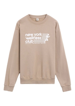 Sporty & Rich wellness club sweatshirt - Neutrals