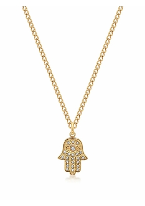 Nialaya Jewelry Hamsa Hand necklace - Gold