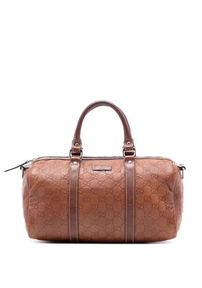 Gucci Pre-Owned 2016-2025 Guccissima Joy boston bag - Brown