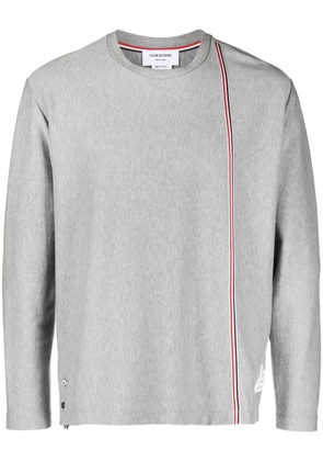 Thom Browne RWB stripe cotton T-shirt - Grey