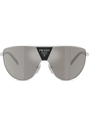 Prada Eyewear oversize-frame sunglasses - Silver