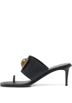 Etro Pre-Owned toe-loop stiletto sandals - Black