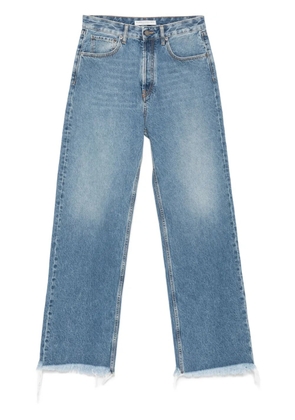 Alessandra Rich low-rise baggy jeans - Blue