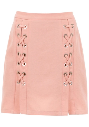 Olympiah lace up Messina skirt - Neutrals
