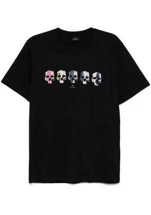 PS Paul Smith skulls-print T-shirt - Blue