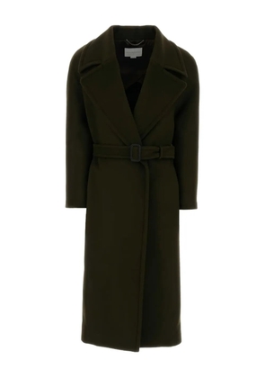 Stella McCartney belted wool coat - Brown
