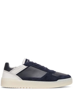 Brunello Cucinelli panelled leather sneakers - Blue