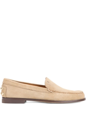 Tod's suede loafers - Neutrals