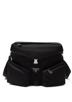 Prada triangle-logo travel bag - Black