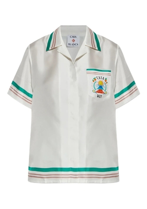 Casablanca Casa Way silk shirt - White
