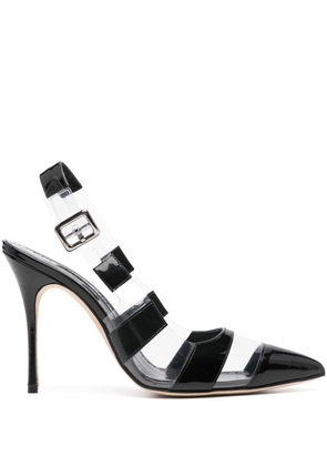 Manolo Blahnik Uxra 70mm slingback pumps - Black