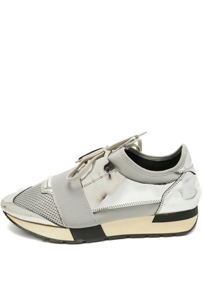 Balenciaga Pre-Owned Race Runner strap sneakers - Grey