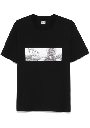 C.P. Company illustration-print T-shirt - Black