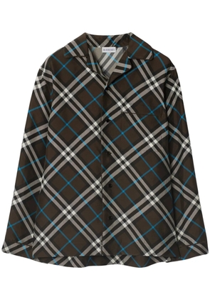 Burberry Vintage Check silk shirt - Brown