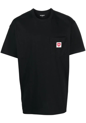 Carhartt WIP logo-patch cotton T-shirt - Black