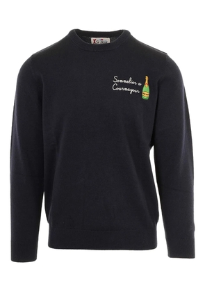 MC2 Saint Barth Heron crew-neck sweater - Blue