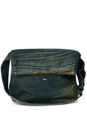 OUR LEGACY denim messenger bag - Blue