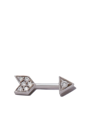 MARIA TASH 18kt white gold Arrow diamond stud earring