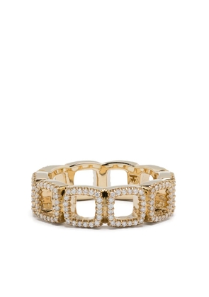 Tom Wood 9K gold Cushion ring
