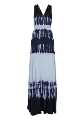 Proenza Schouler tie-dye print midi dress - Blue