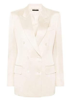 TOM FORD double-breasted blazer - Neutrals