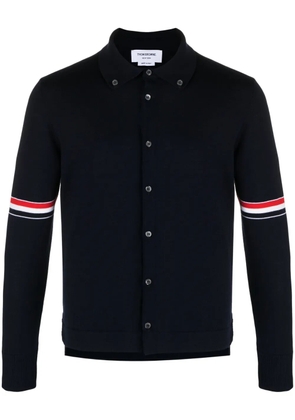 Thom Browne RWB stripe wool cardigan - Blue
